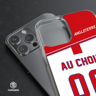 Coque foot ANGLETERRE personnalisable - TEAMCOQUES