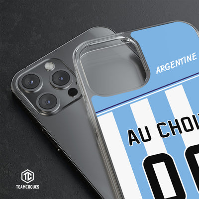 Coque foot ARGENTINE personnalisable - TEAMCOQUES