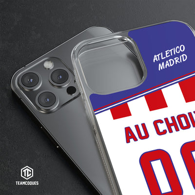 Coque foot ATLETICO MADRID personnalisable - TEAMCOQUES