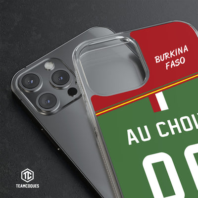 Coque foot BURKINA FASO personnalisable - TEAMCOQUES