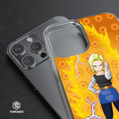 Coque design DRAGON BALL - C18 - TEAMCOQUES