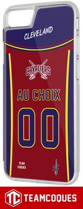 Coque basket NBA CLEVELAND CAVALIERS personnalisable - TEAMCOQUES