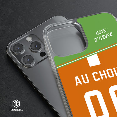 Coque foot COTE D'IVOIRE personnalisable - TEAMCOQUES