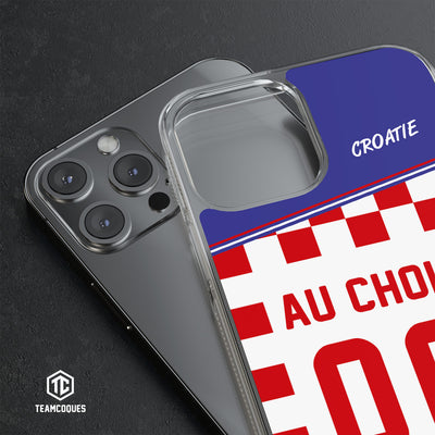 Coque foot CROATIE personnalisable - TEAMCOQUES