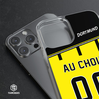 Coque foot DORTMUND personnalisable - TEAMCOQUES