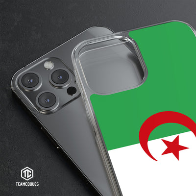 Coque drapeau ALGERIE personnalisable - TEAMCOQUES