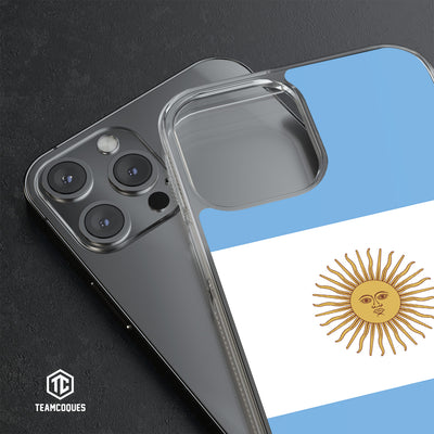Coque drapeau ARGENTINE 2 personnalisable - TEAMCOQUES