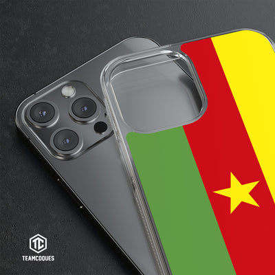 Coque drapeau CAMEROUN 1 personnalisable - TEAMCOQUES