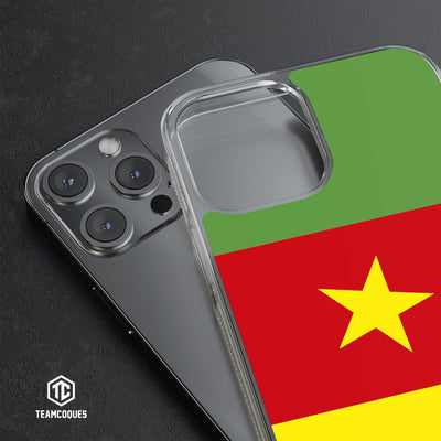 Coque drapeau CAMEROUN 2 personnalisable - TEAMCOQUES