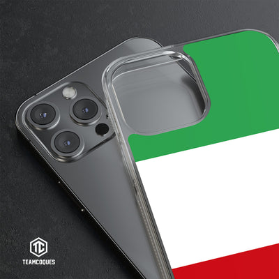 Coque drapeau ITALIE 2 personnalisable - TEAMCOQUES