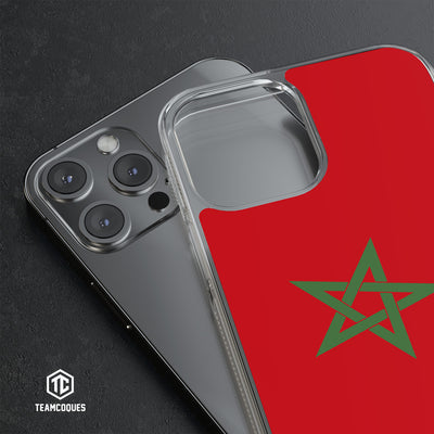Coque drapeau MAROC personnalisable - TEAMCOQUES
