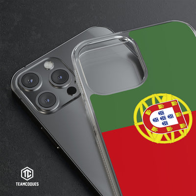 Coque drapeau PORTUGAL personnalisable - TEAMCOQUES