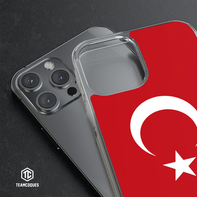Coque drapeau TURQUIE personnalisable - TEAMCOQUES