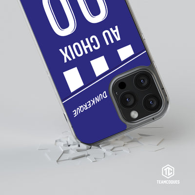 Coque foot DUNKERQUE personnalisable - TEAMCOQUES