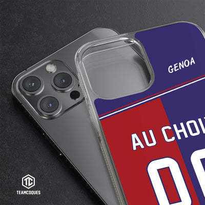 Coque foot GENOA personnalisable - TEAMCOQUES