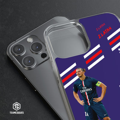 Coque joueur ZLATAN IBRAHIMOVIC PARIS - TEAMCOQUES
