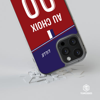 Coque foot LILLE LOSC personnalisable - TEAMCOQUES