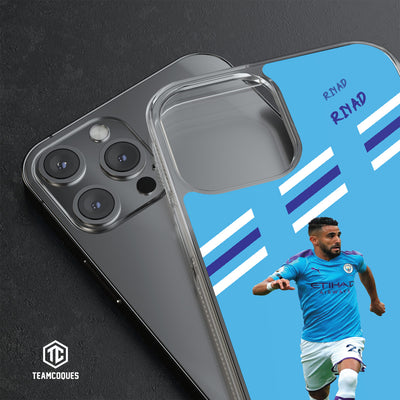 Coque joueur RIYAD MAHREZ MANCHESTER MAN CITY - TEAMCOQUES