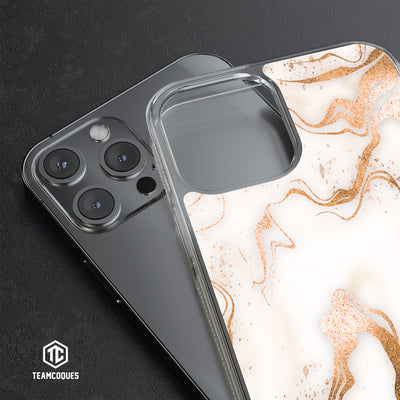 Coque design MARBRE 03 GOLD - TEAMCOQUES