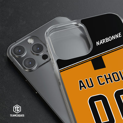 Coque rugby NARBONNE personnalisable - TEAMCOQUES