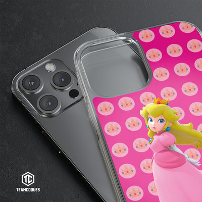 Coque design SUPER MARIO - PEACH - TEAMCOQUES