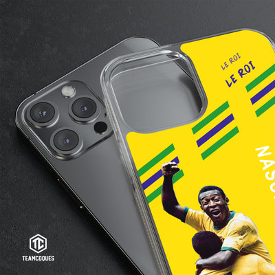 Coque joueur PELÉ BRÉSIL - TEAMCOQUES