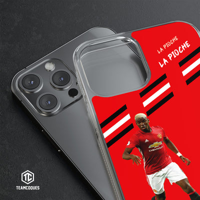 Coque joueur PAUL POGBA MANCHESTER UNITED - TEAMCOQUES
