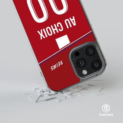 Coque foot REIMS STADE personnalisable - TEAMCOQUES