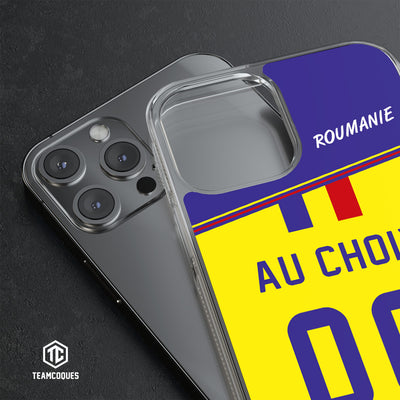 Coque foot ROUMANIE personnalisable - TEAMCOQUES