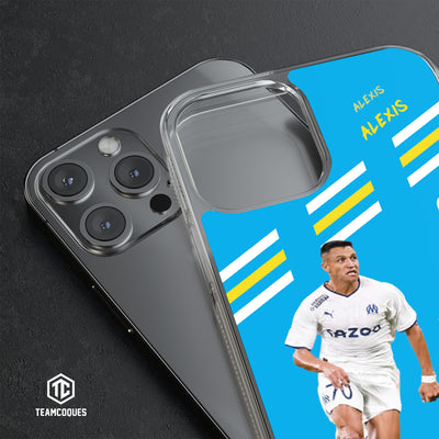 Coque joueur ALEXIS SANCHEZ MARSEILLE OM - TEAMCOQUES