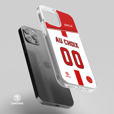 Coque foot SEVILLE personnalisable - TEAMCOQUES