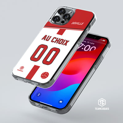 Coque foot SEVILLE personnalisable - TEAMCOQUES