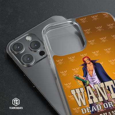 Coque design ONE PIECE - SHANKS LE ROUX - TEAMCOQUES