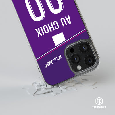 Coque foot TOULOUSE TFC personnalisable - TEAMCOQUES