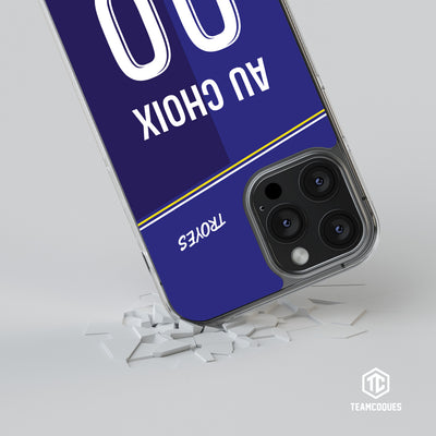 Coque foot TROYES ESTAC personnalisable - TEAMCOQUES