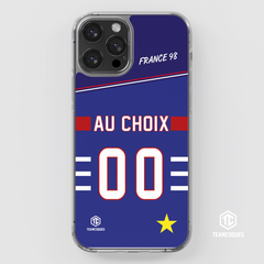 Coque foot Equipe de France EDF - flocage 100% personnalisable - iPhone smartphone - TEAMCOQUES