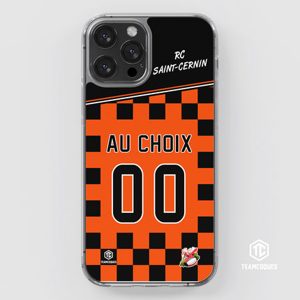 Coque amateur rugby RACING CLUB RC SAINT-CERNIN personnalisable - TEAMCOQUES