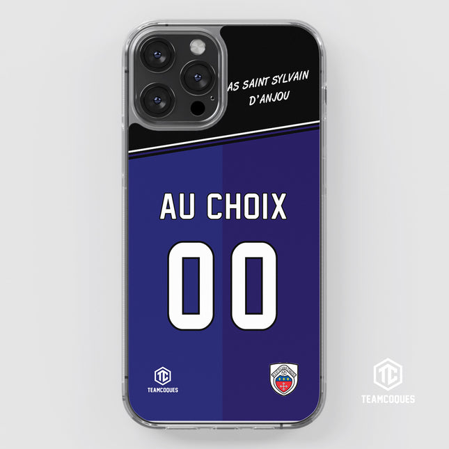 Coque amateur foot AS SAINT SYLVAIN D'ANJOU personnalisable - TEAMCOQUES
