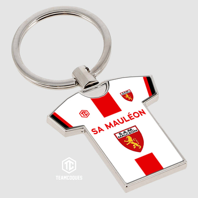 Porte-clés métal maillot rugby amateur SA MAULÉON personnalisable - TEAMCOQUES
