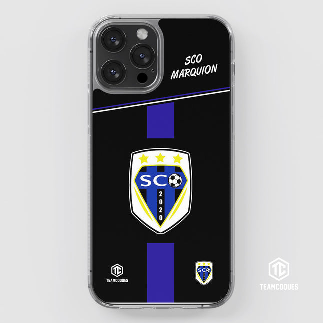 Coque amateur foot SCO MARQUION BOURLON EPINOY personnalisable - TEAMCOQUES