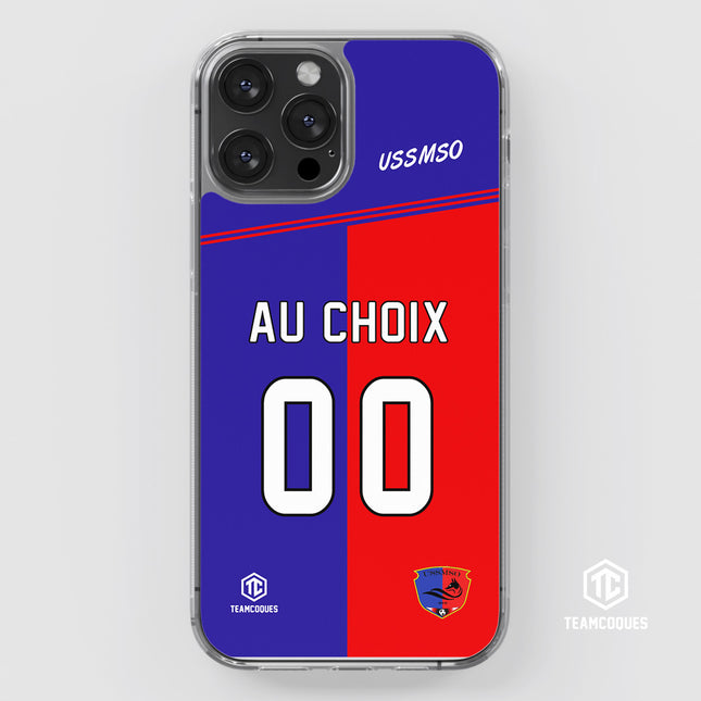 Coque amateur foot USSMSO SAINT-MARC SAINT-OUEN personnalisable - TEAMCOQUES