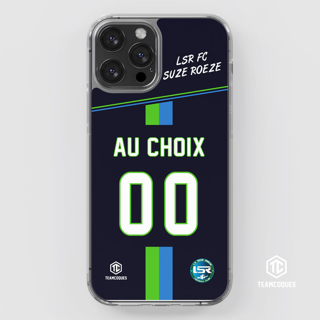 Coque amateur foot LSR FC LA SUZE ROEZE personnalisable - TEAMCOQUES