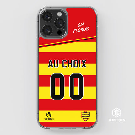 Coque amateur rugby CM FLOIRAC personnalisable - TEAMCOQUES
