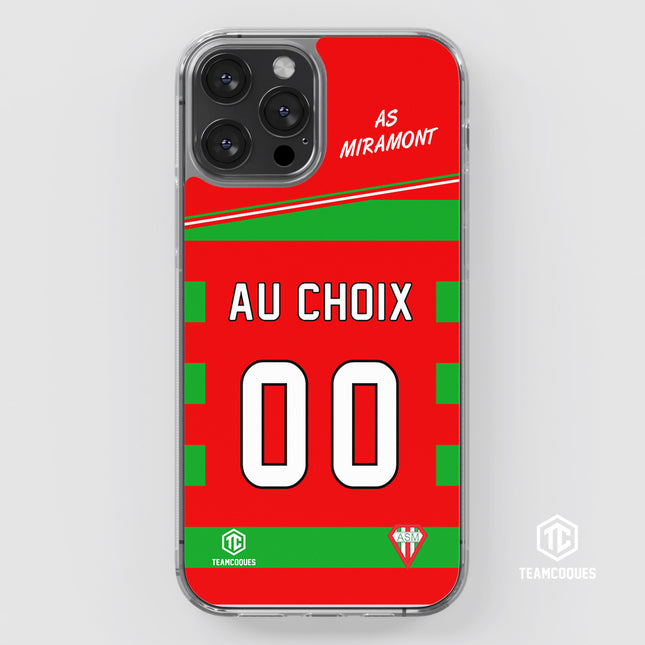 Coque amateur rugby AS MIRAMONT RUGBY personnalisable - TEAMCOQUES
