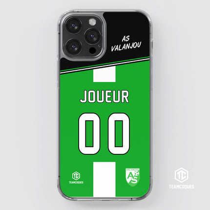 Coque amateur foot AS VALANJOU personnalisable - TEAMCOQUES
