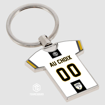 Porte-clés métal maillot rugby amateur ENTENTE PROVENÇALE LES CIGALES personnalisable - TEAMCOQUES