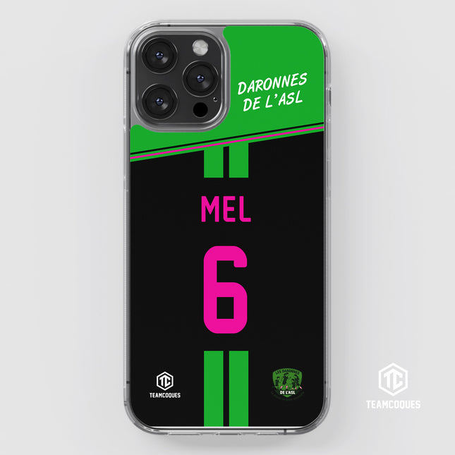 Coque amateur foot LES DARONNES DE L'ASL LOUCHY-MONTFAND personnalisable - TEAMCOQUES