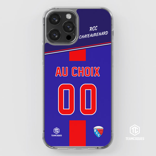 Coque amateur rugby RCC CHATEAURENARD personnalisable - TEAMCOQUES
