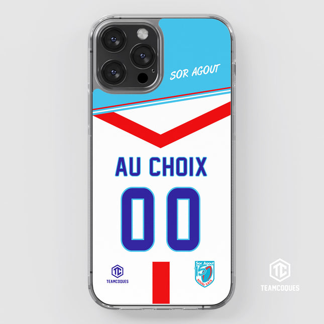 Coque amateur rugby SOR AGOUT 15 personnalisable - TEAMCOQUES