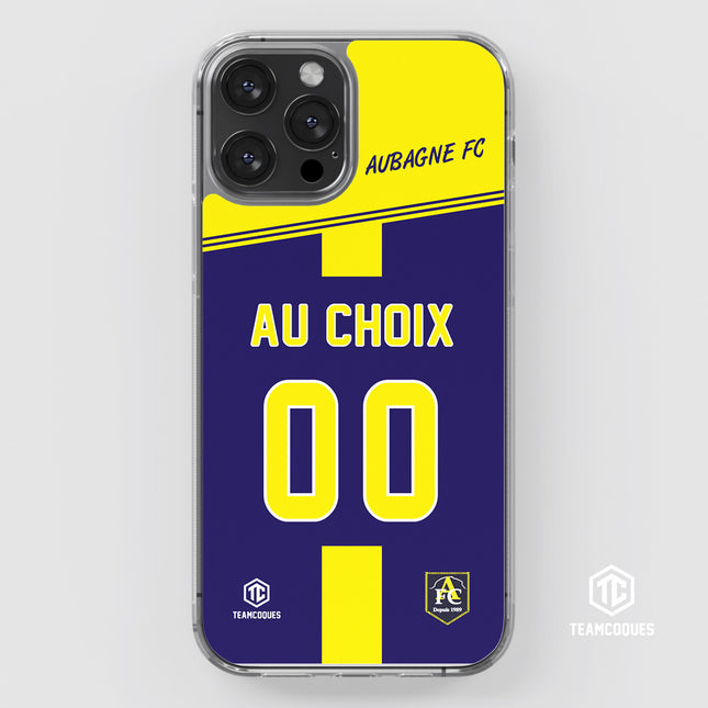 Coque amateur foot AUBAGNE FC personnalisable - TEAMCOQUES